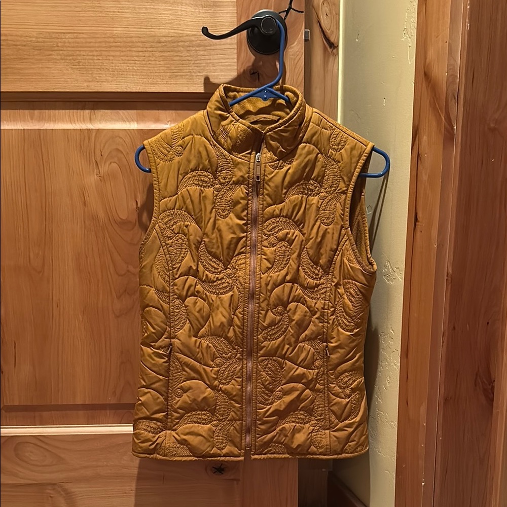 Pendleton Quilted Yellow Women's Vest